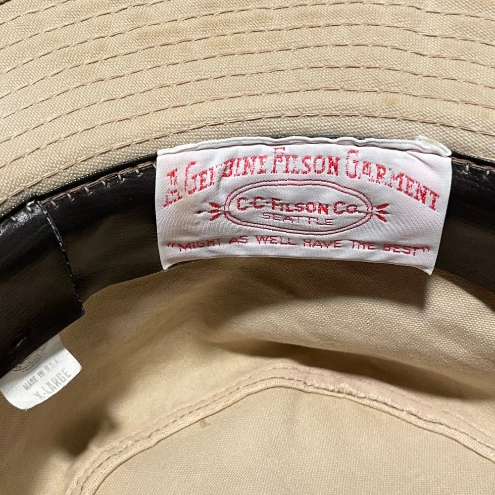 Vintage Filson Tan Bucket Hat - Picture 2 of 8